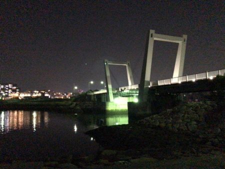 三連休初夜　跳ね橋　つ抜け